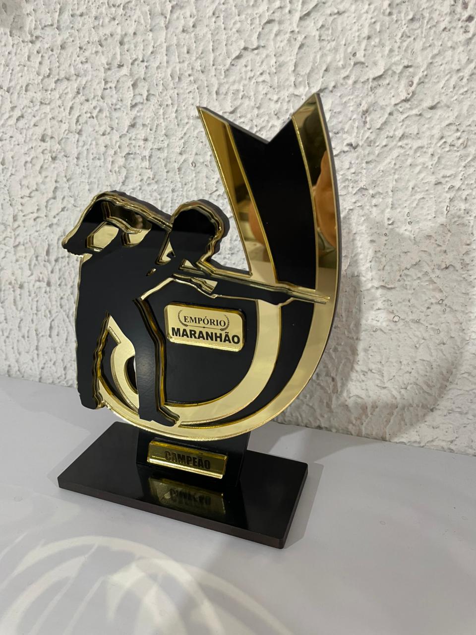 TROFEU SPORT: Estrutura forte em MDF com detalhes de alto relevo em Acrílico - Troféus - Imagem 7